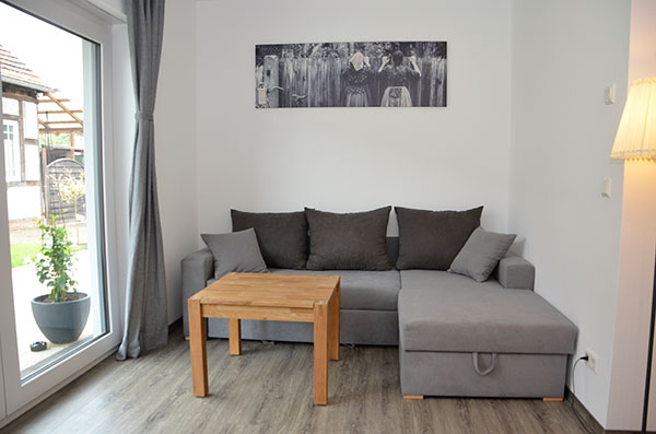 Couch in der Ferienwohnung 6